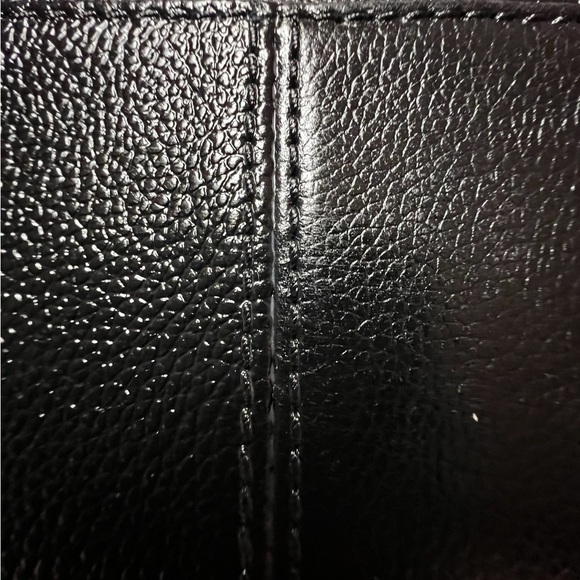 Fossil Black Pebbled Leather Wristlet - Picture 2 of 5